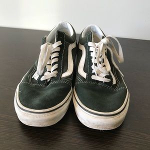 Classic dark green vans